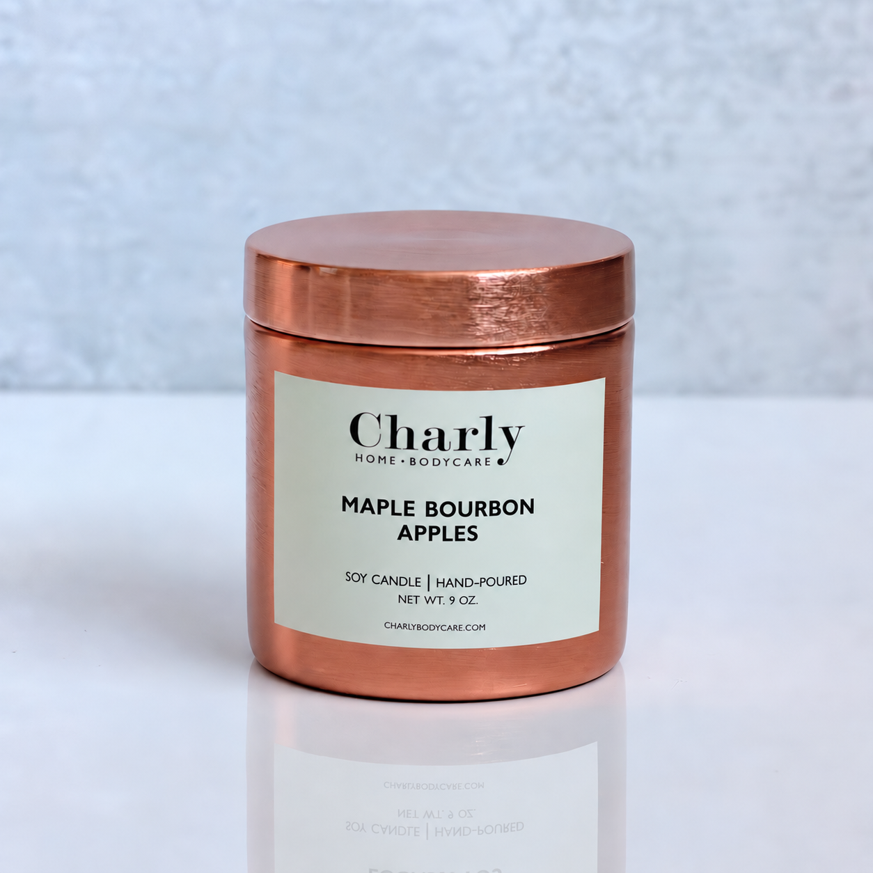 Maple Bourbon Apples Soy Candle Travel Tin