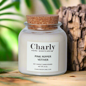 Pink Pepper & Vetiver Soy Candle Apothecary Jar