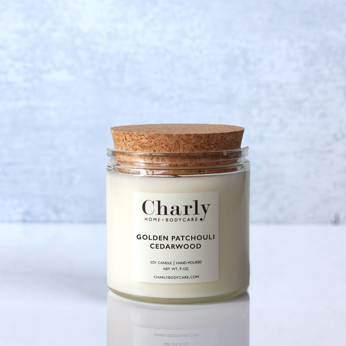 Golden Patchouli Cedarwood Soy Candle 9oz