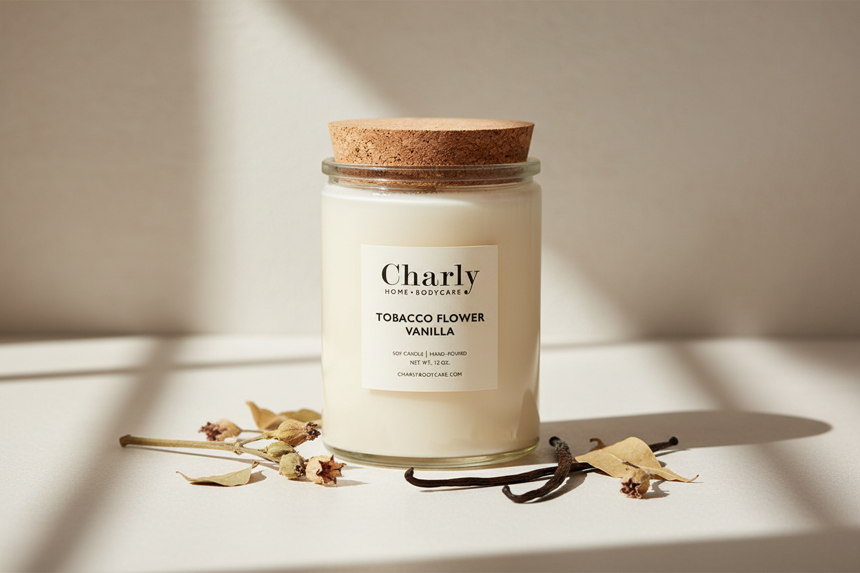 Tobacco Flower Vanilla Soy Candle