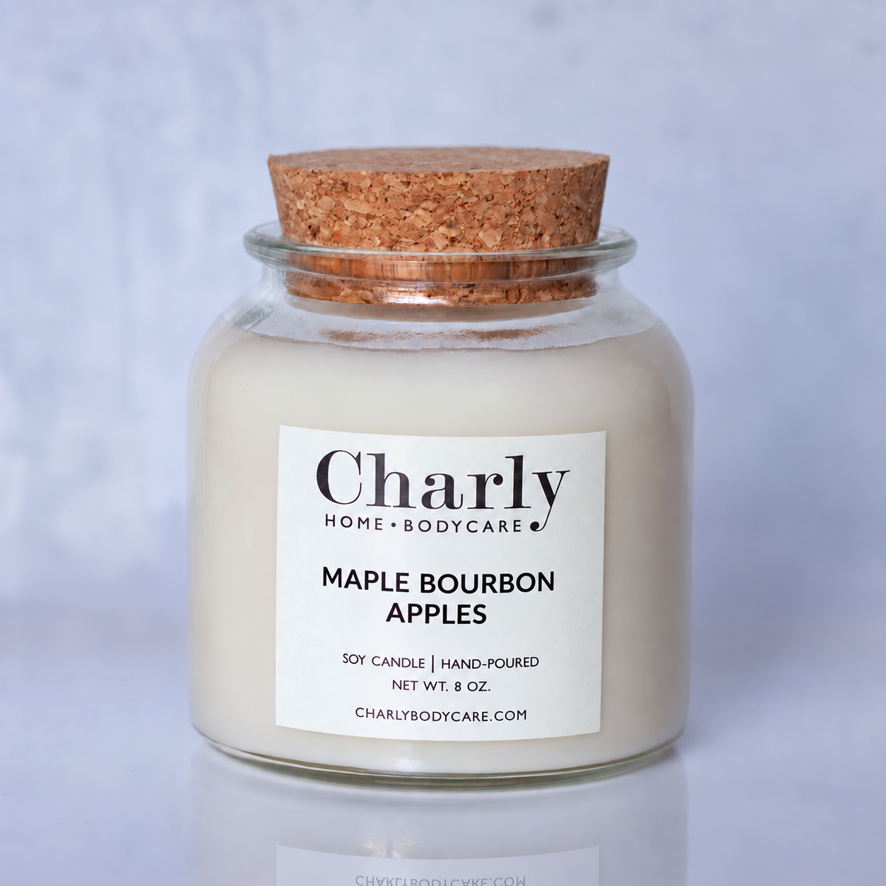 Maple Bourbon Apples Apothecary Jar