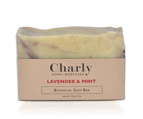 lavender mint Botanical Soap Bar
