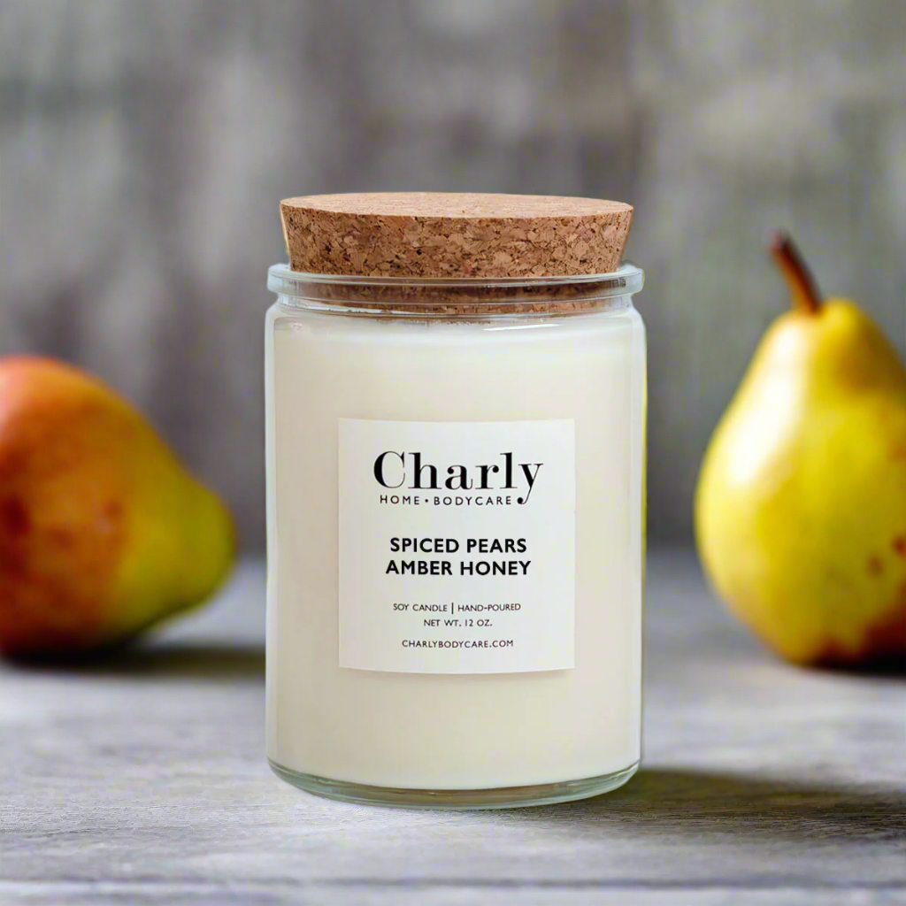 Spiced Pears Amber Honey Soy Candle