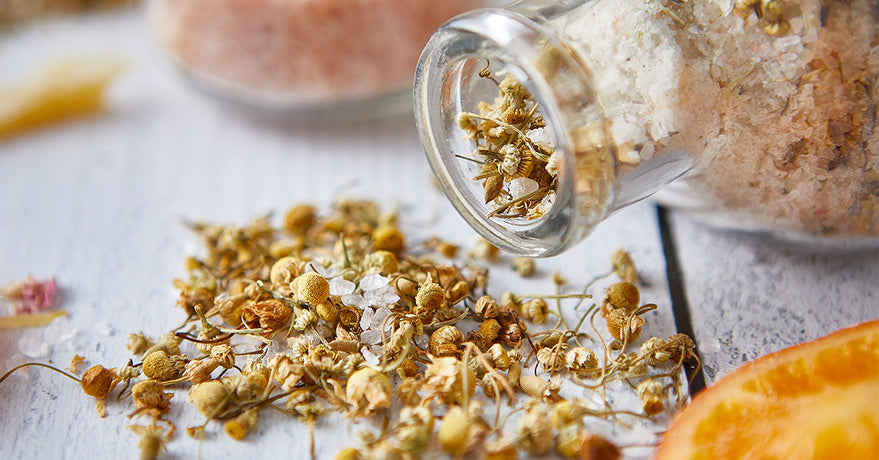 Lavender Chamomile Flower Bath Salts